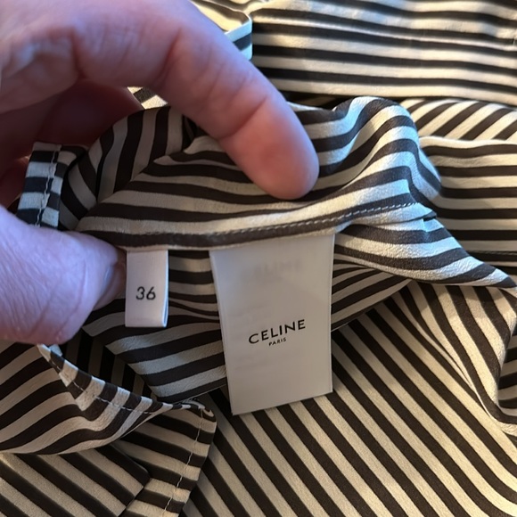 Brand new silk Celine blouse authentic - Picture 4 of 7